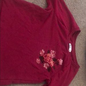 Girl sweatshirt with ballon sleeves